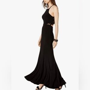 Xscape Black One Shoulder Dress